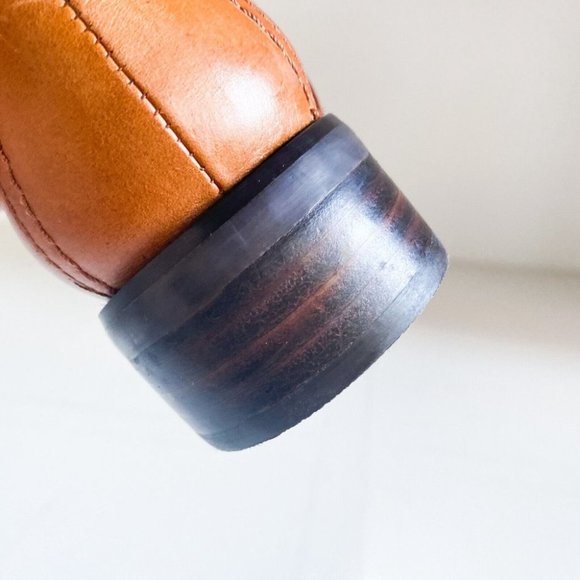 NEW Maxgreat Caramel Brown Knee High Leather Riding Boot 7 - Picture 11 of 11